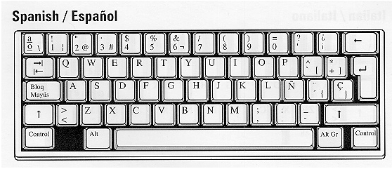 english and spanish keyboard